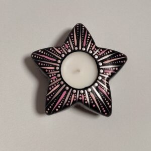 Rožnati zvezdni svečnik