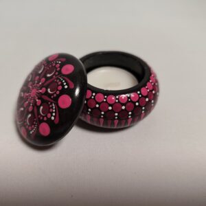 Svečnik šatuljica fuksija