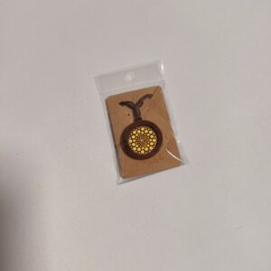 Verižica s sončevo mandalo in kristalčkom