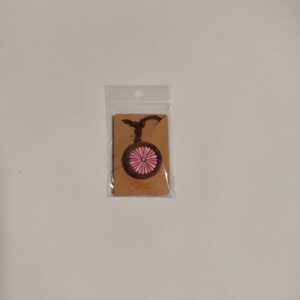 Verižica z rožnato mandalo