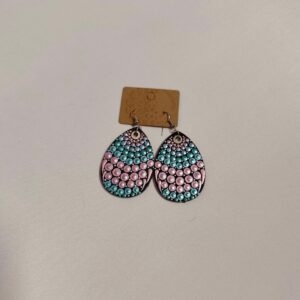 Pisani veliki leseni uhani